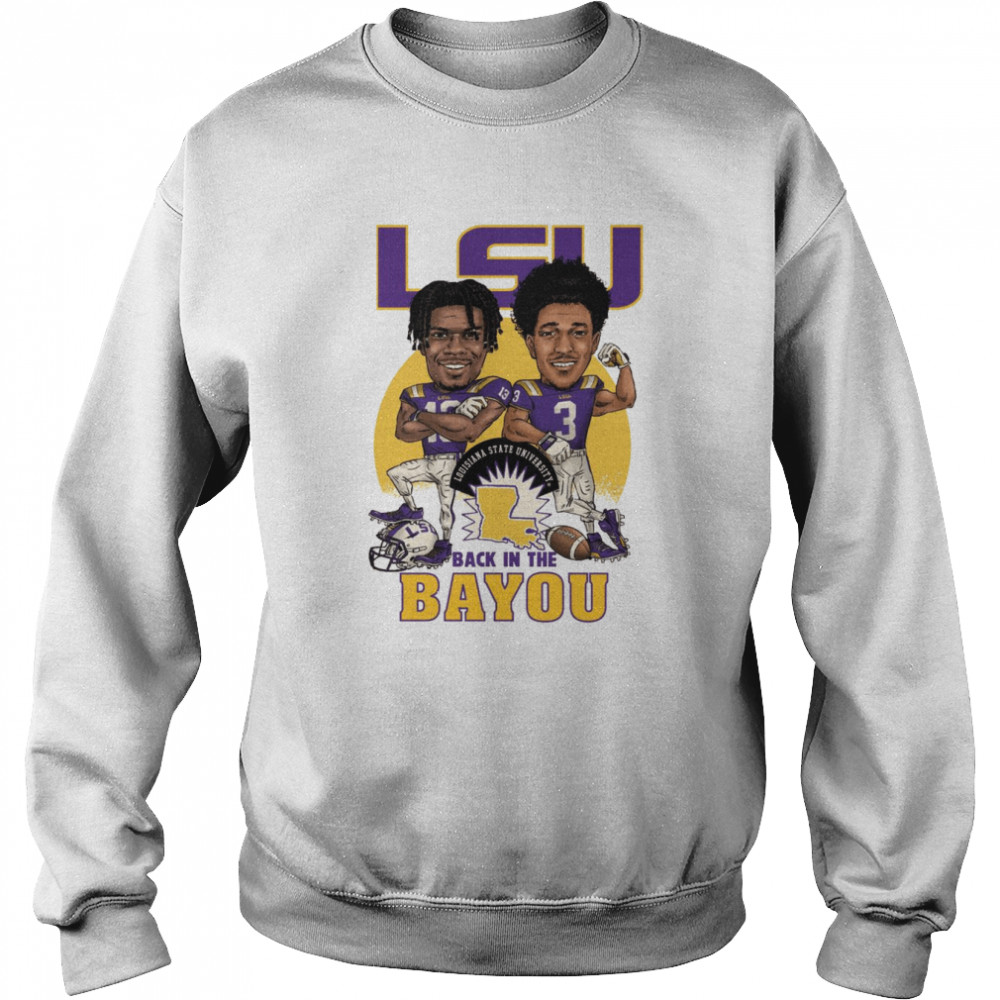 LSU Tigers Joe Foucha and Greg Brooks Back in the Bayou T-shirt Unisex Sweatshirt