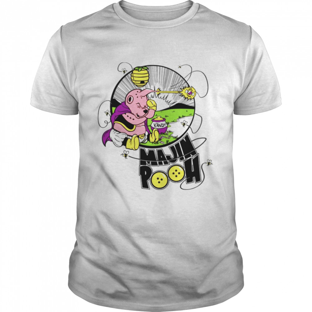 Majin Pooh Dragon Ball Anime X Winnie Pooh shirt Classic Men's T-shirt