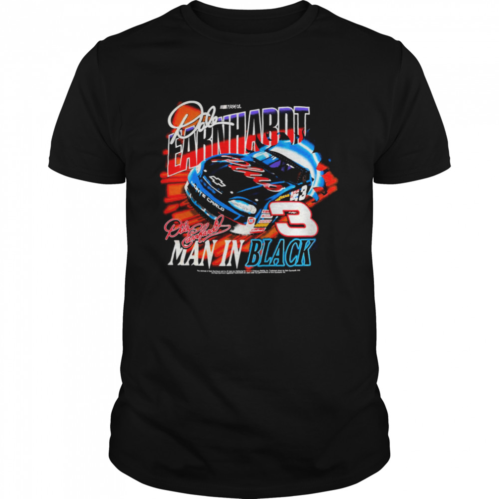 Man In Black Vintage Dale Earnhardt shirt