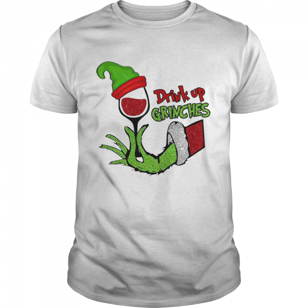 Merry Grinchmas Drink Up Grinch Christmas shirt Classic Men's T-shirt