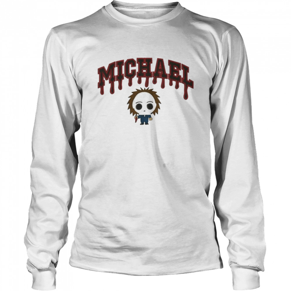 Michael Myers Cute Halloween Horror Movies shirt Long Sleeved T-shirt