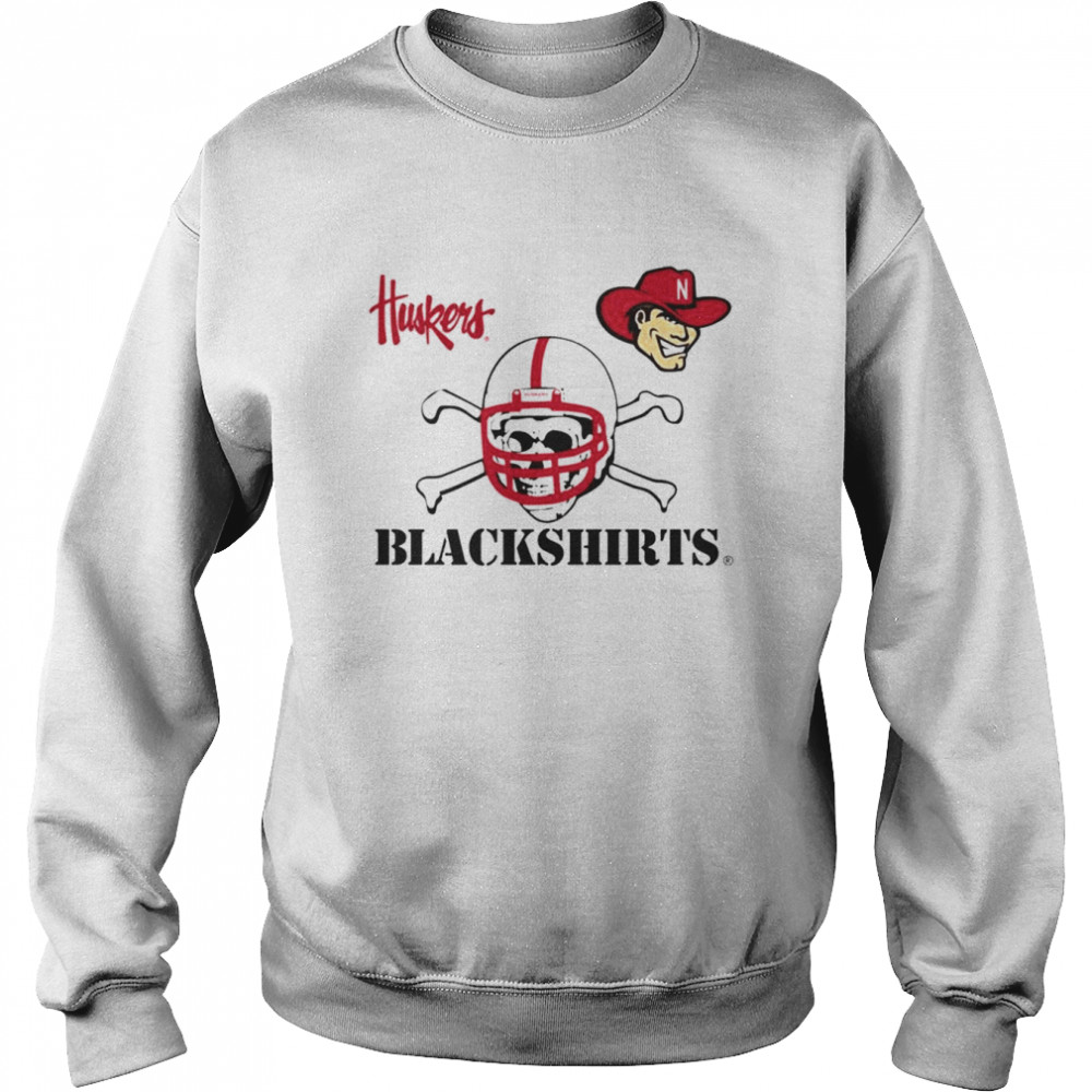 nebraska cornhuskers 2022 blackshirts logo unisex sweatshirt