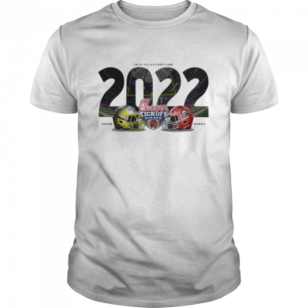 Oregon vs Georgia 2022 Chick-fil-A Kickoff Game shirt Classic Men's T-shirt