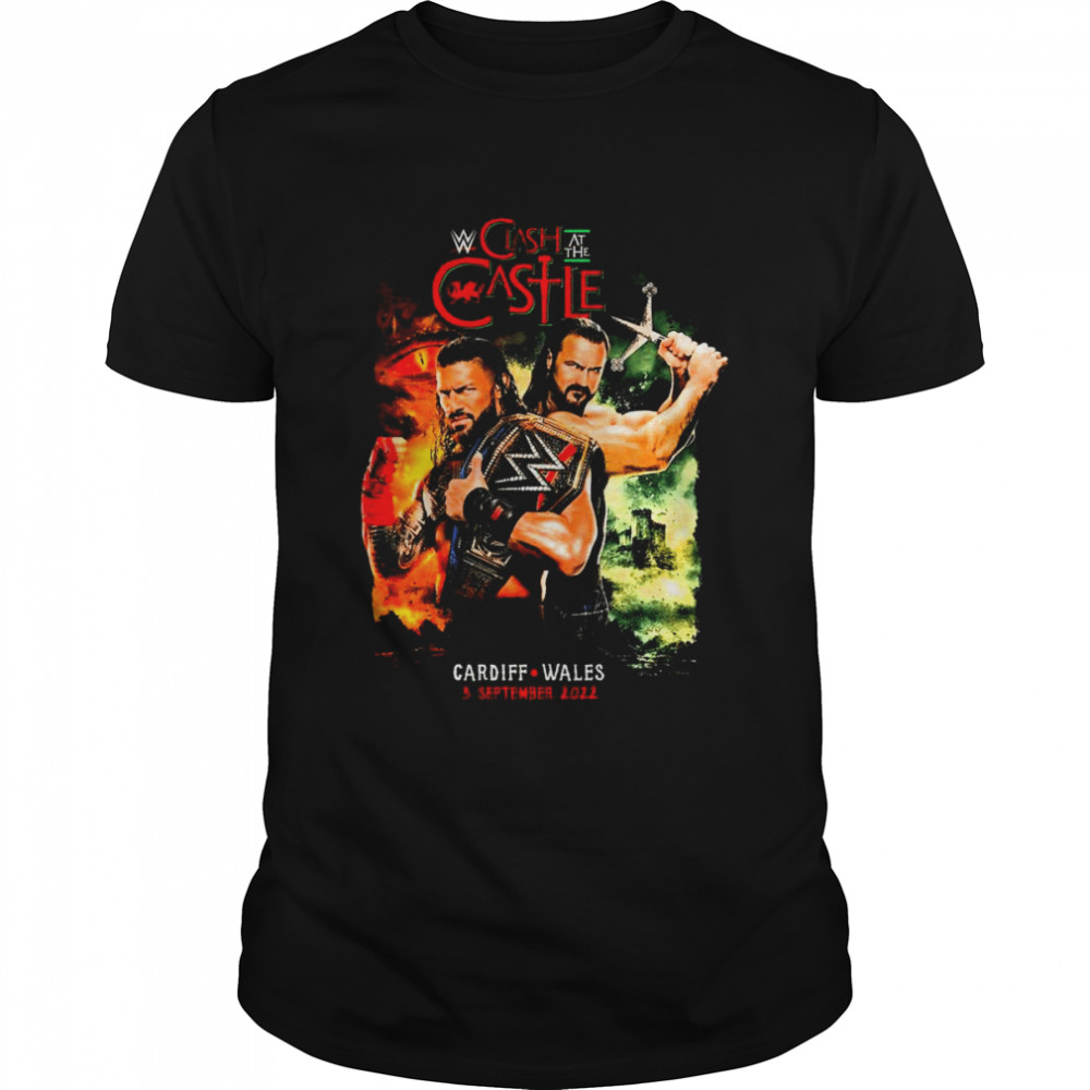 Original Clash At The Castle Cardiff Wales 3 September 2022 T-Shirt
