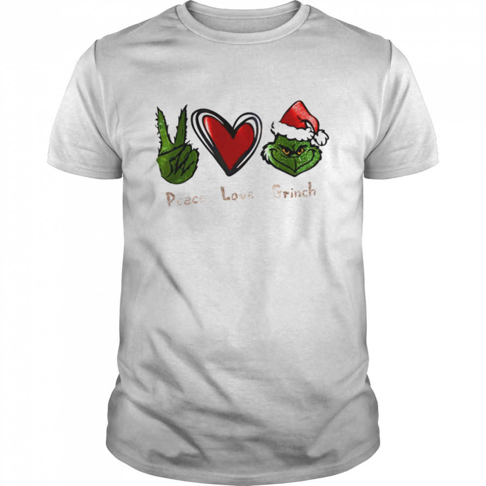 Peace Love Grinch shirt Classic Men's T-shirt