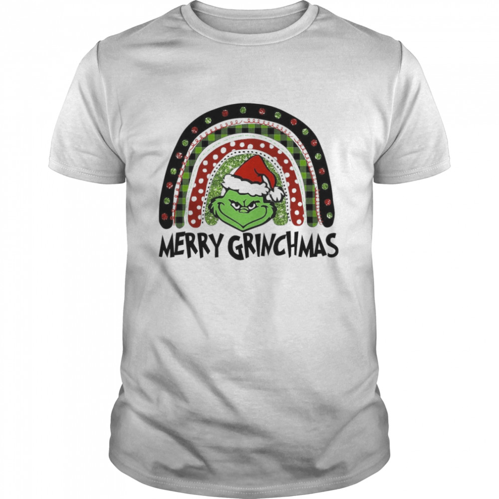 Rainbow Merry Christmas Grinch shirt Classic Men's T-shirt