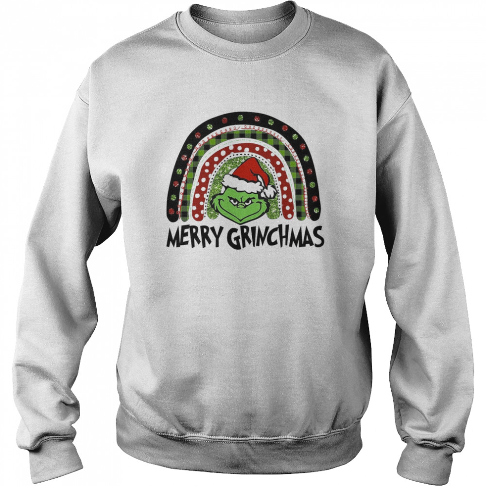 Rainbow Merry Christmas Grinch shirt Unisex Sweatshirt