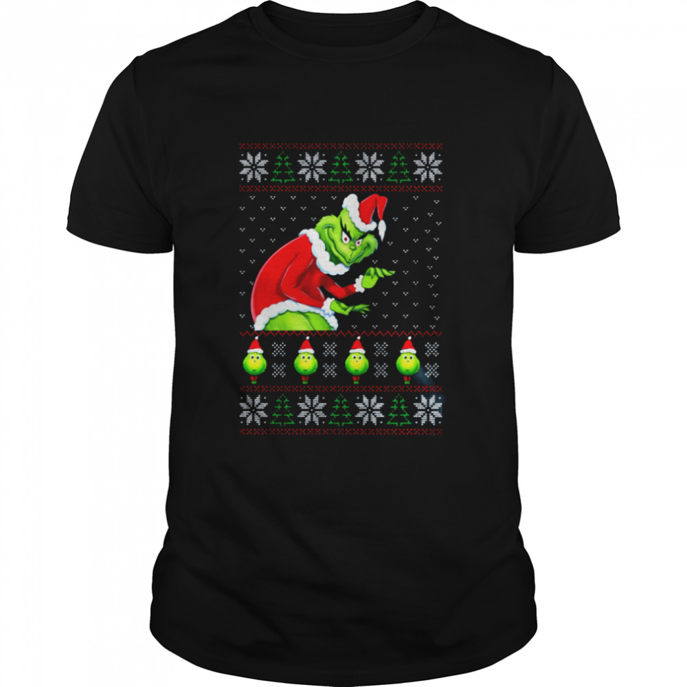 Santa Grinch Ugly Christmas Shirt