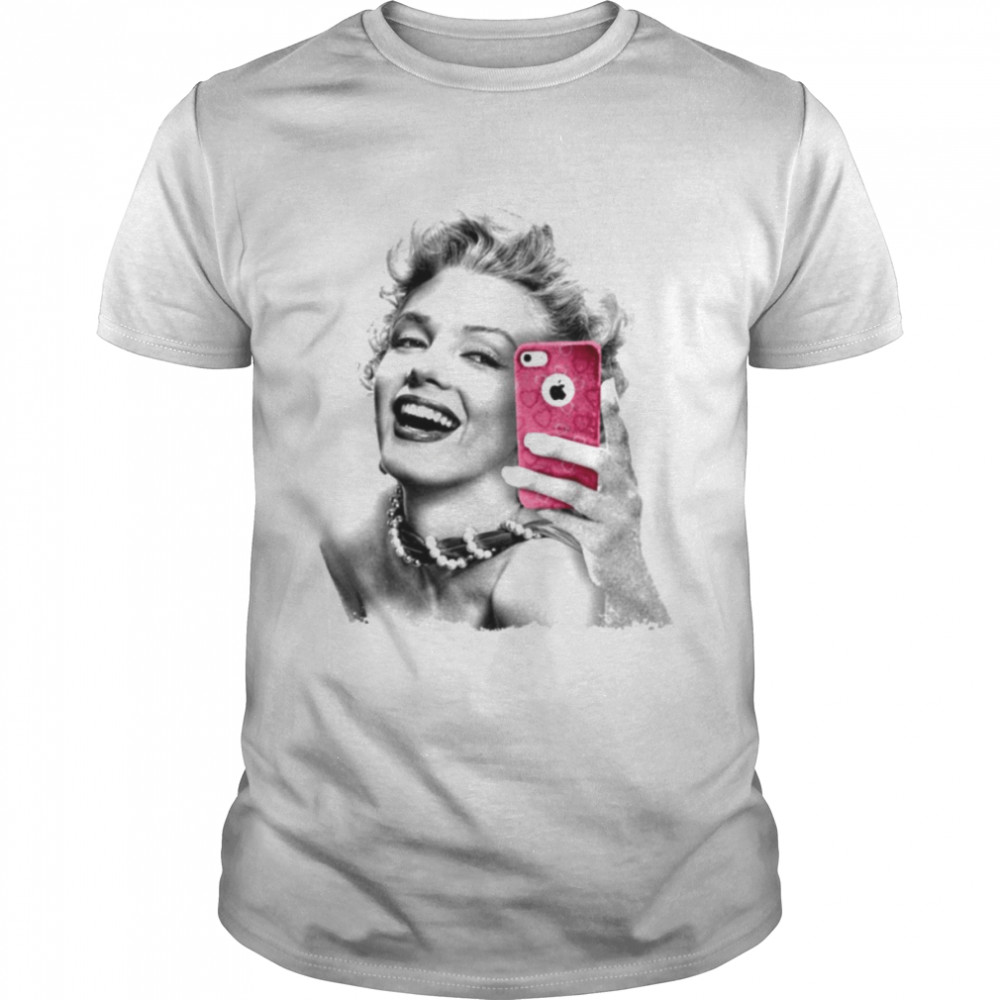 Selfie Marilyn Meme shirt Classic Men's T-shirt