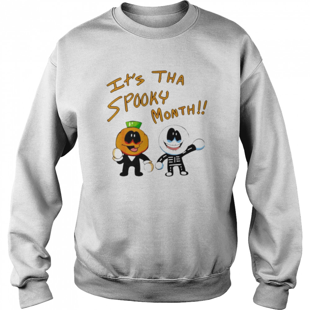 Skid and Pump it’s tha spooky month shirt Unisex Sweatshirt
