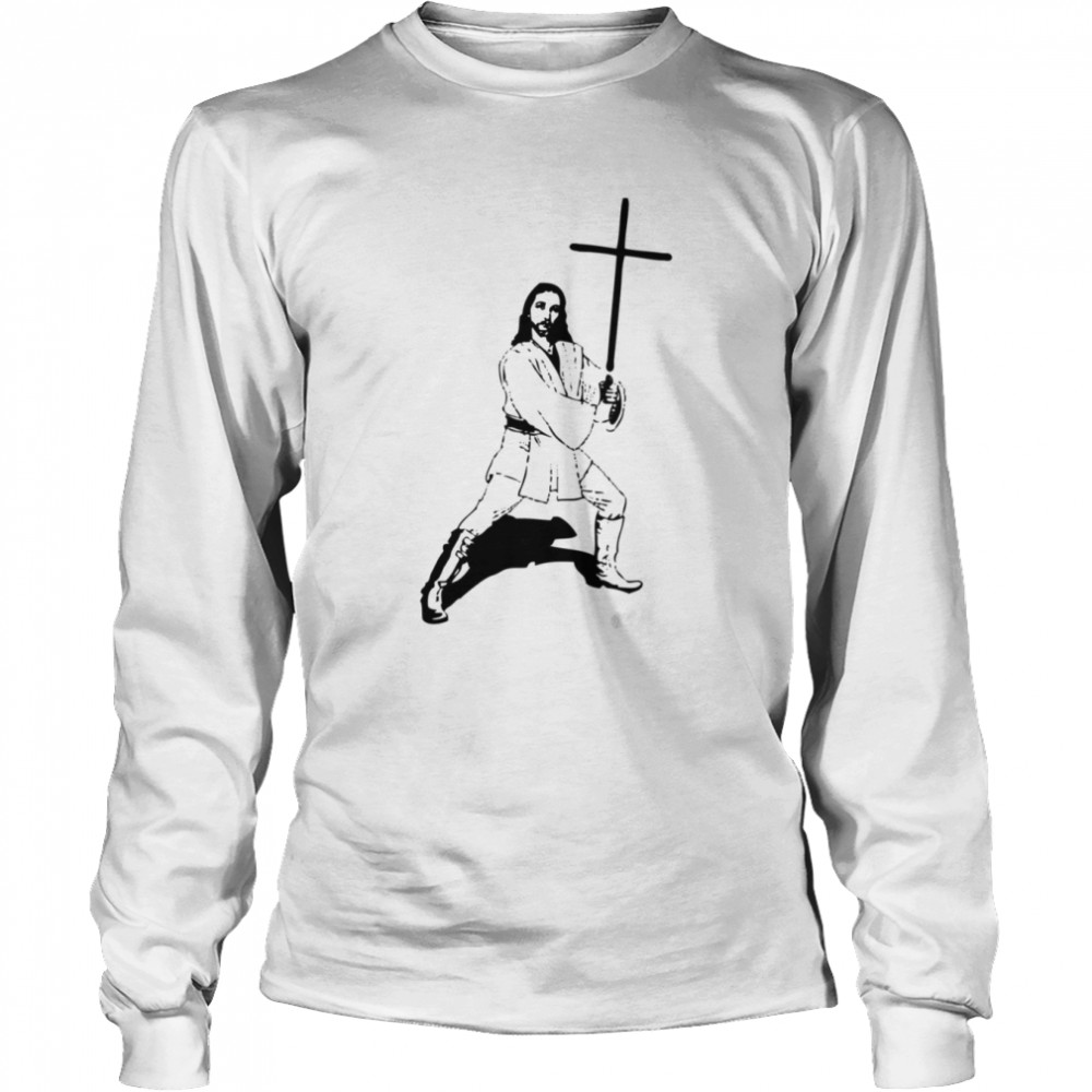 Star Wars Jesus With Saber shirt Long Sleeved T-shirt