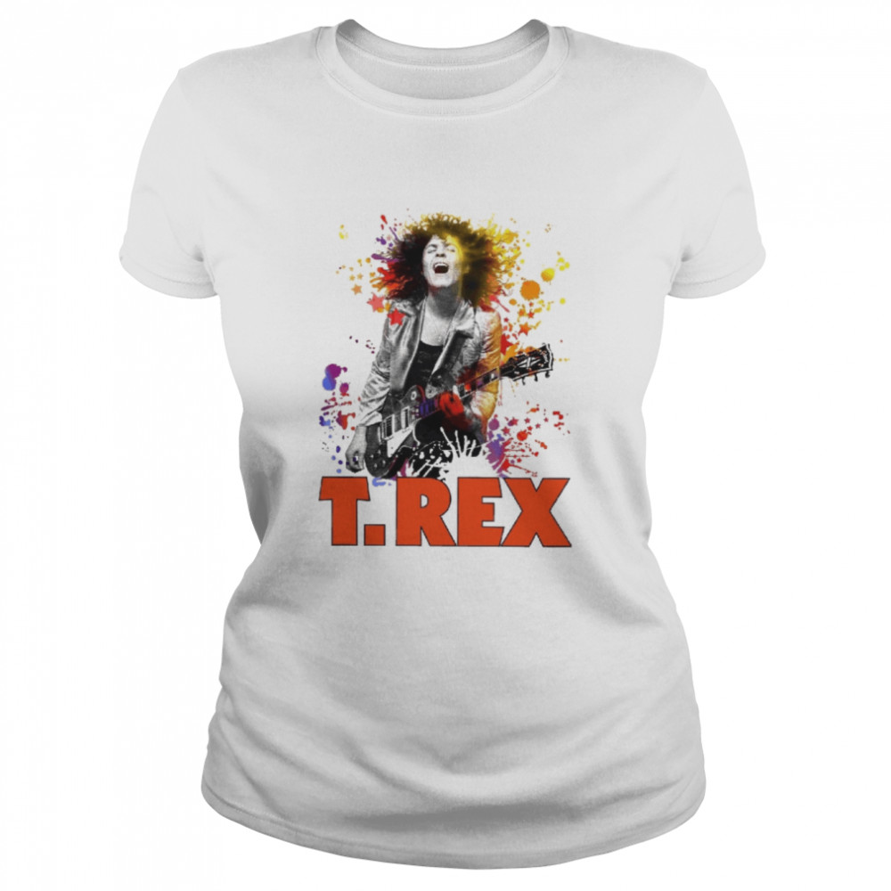 T Rex Rock Band Marc Bolan Retro Cool shirt Classic Women's T-shirt