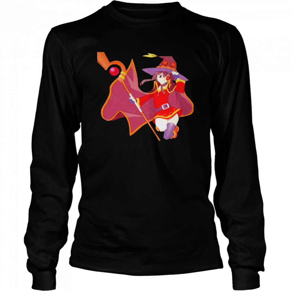 the witch konosuba megumin artwork shirt long sleeved t shirt