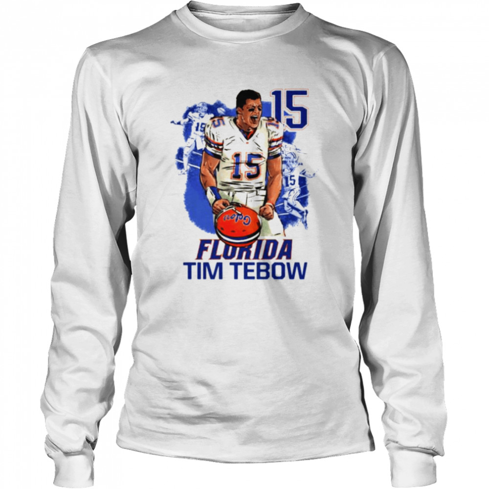 Tim Tebow 15 Florida champion shirt Long Sleeved T-shirt
