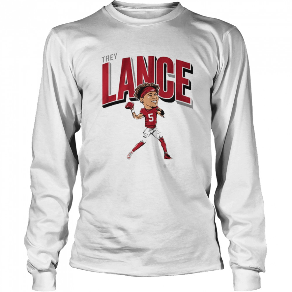 Trey Lance Caricature T- Long Sleeved T-shirt