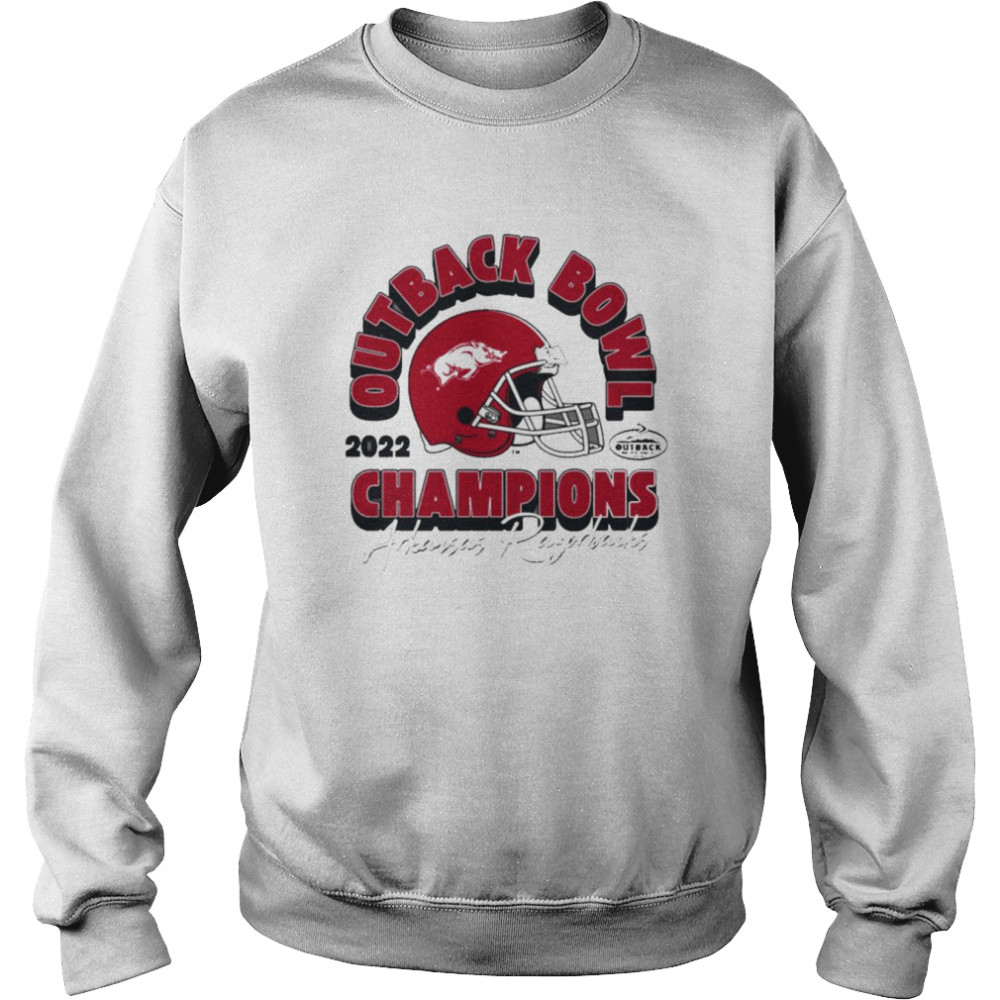 University of Arkansas Outback Bowl Champions 2022 shirt Unisex Sweatshirt