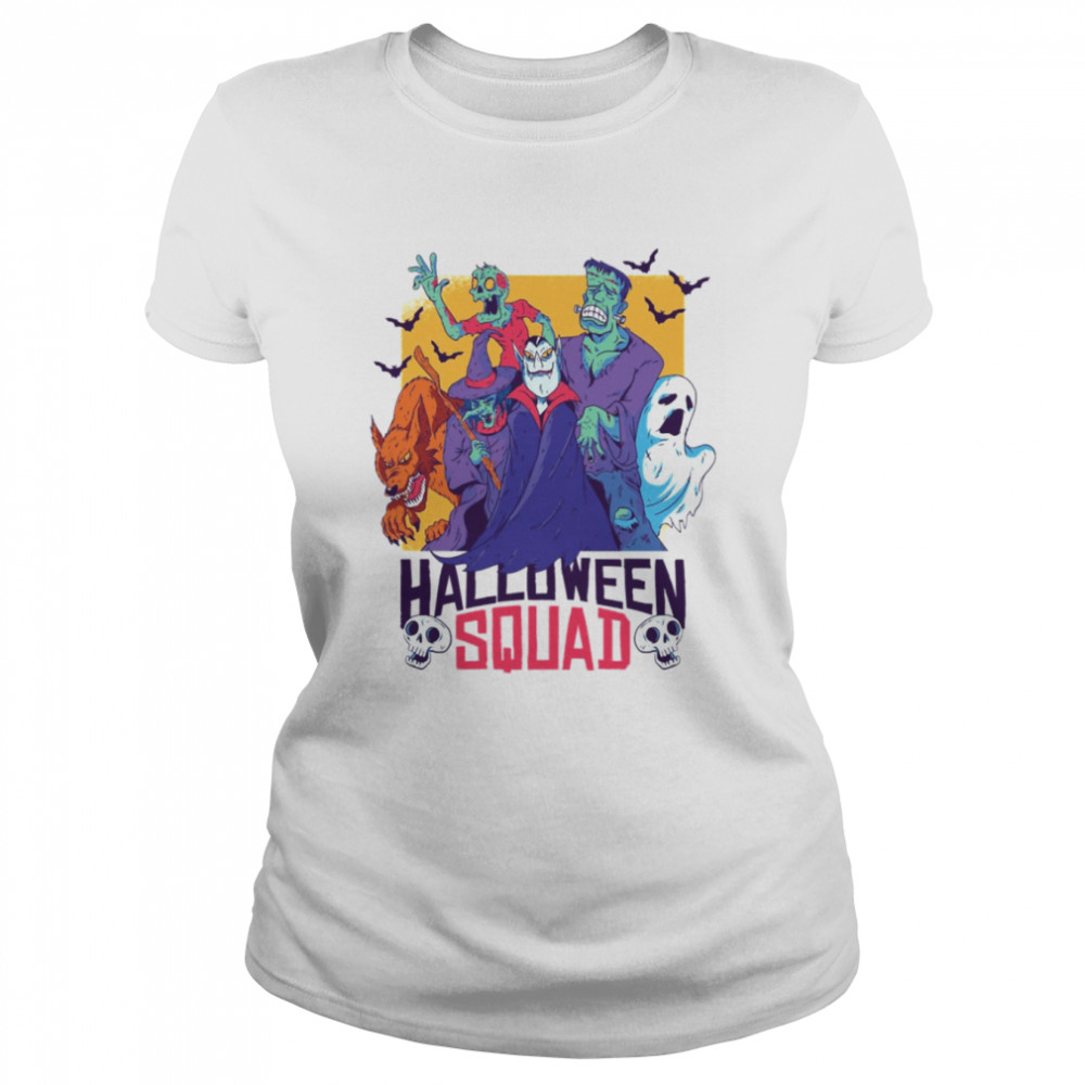 Vintage Photograp Halloween Squad Halloween Aesthetic shirt Classic Women's T-shirt