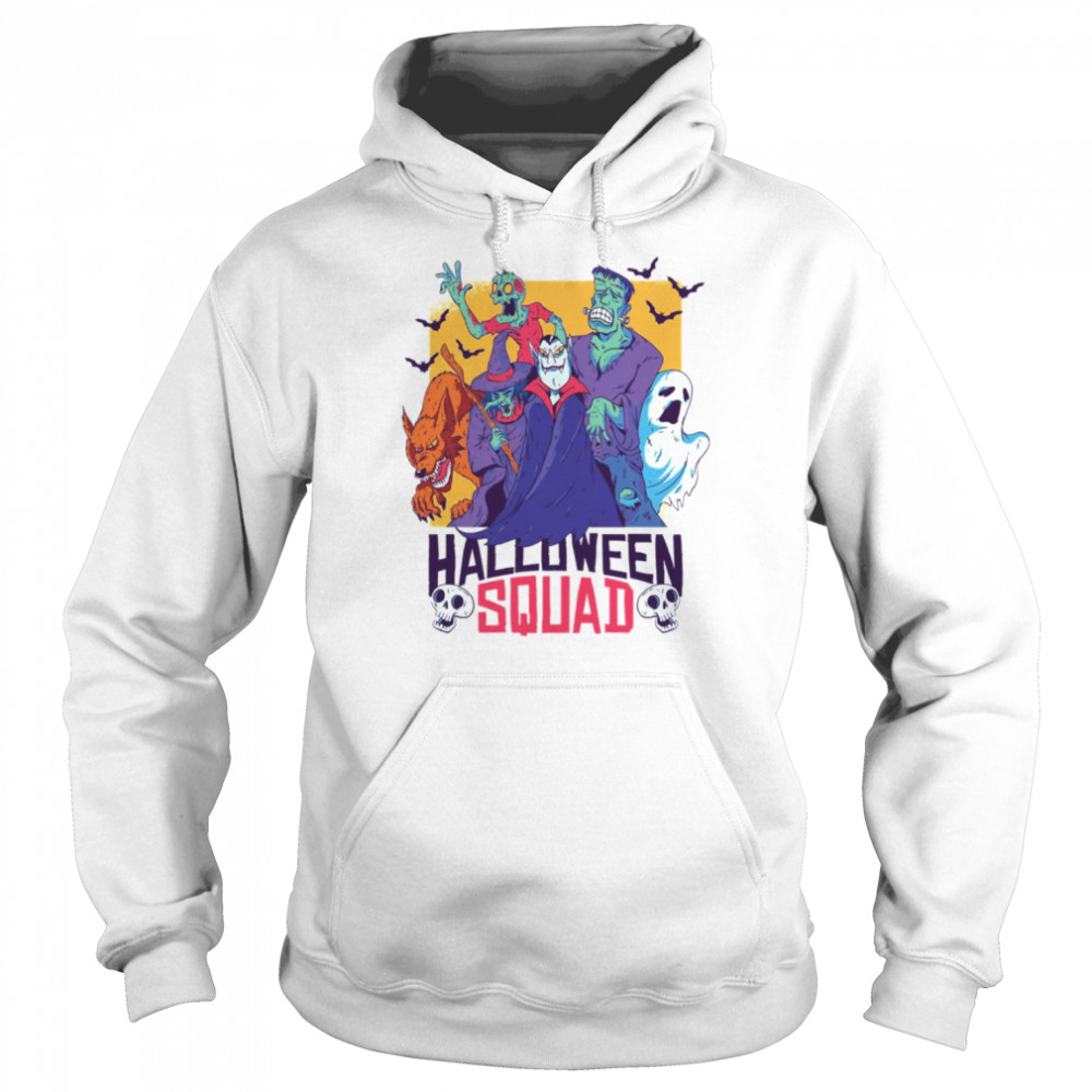 Vintage Photograp Halloween Squad Halloween Aesthetic shirt Unisex Hoodie