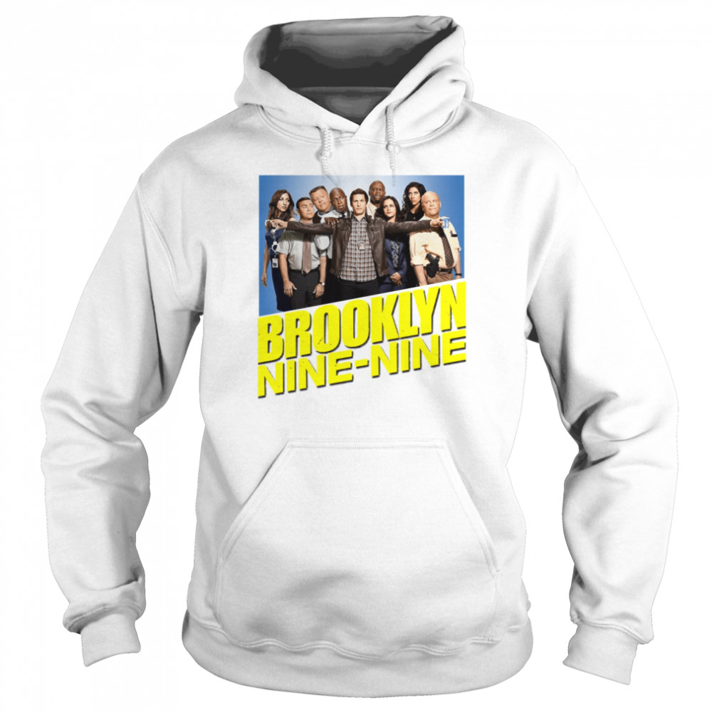 99 cast and logo brooklyn nine nine shirt unisex hoodie