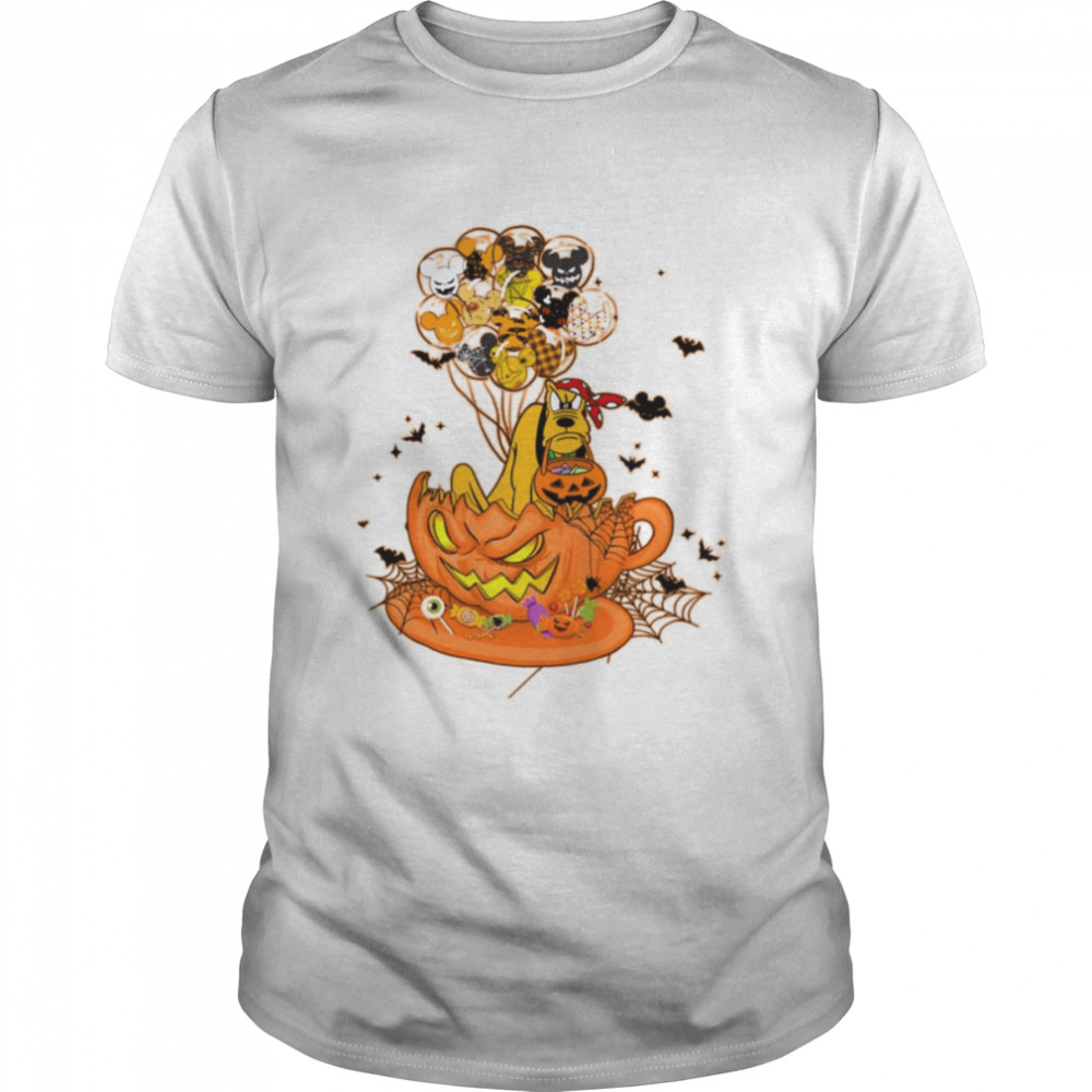Angry Dog Wants Candy Teacup Pluto Halloween shirt Classic Men's T-shirt