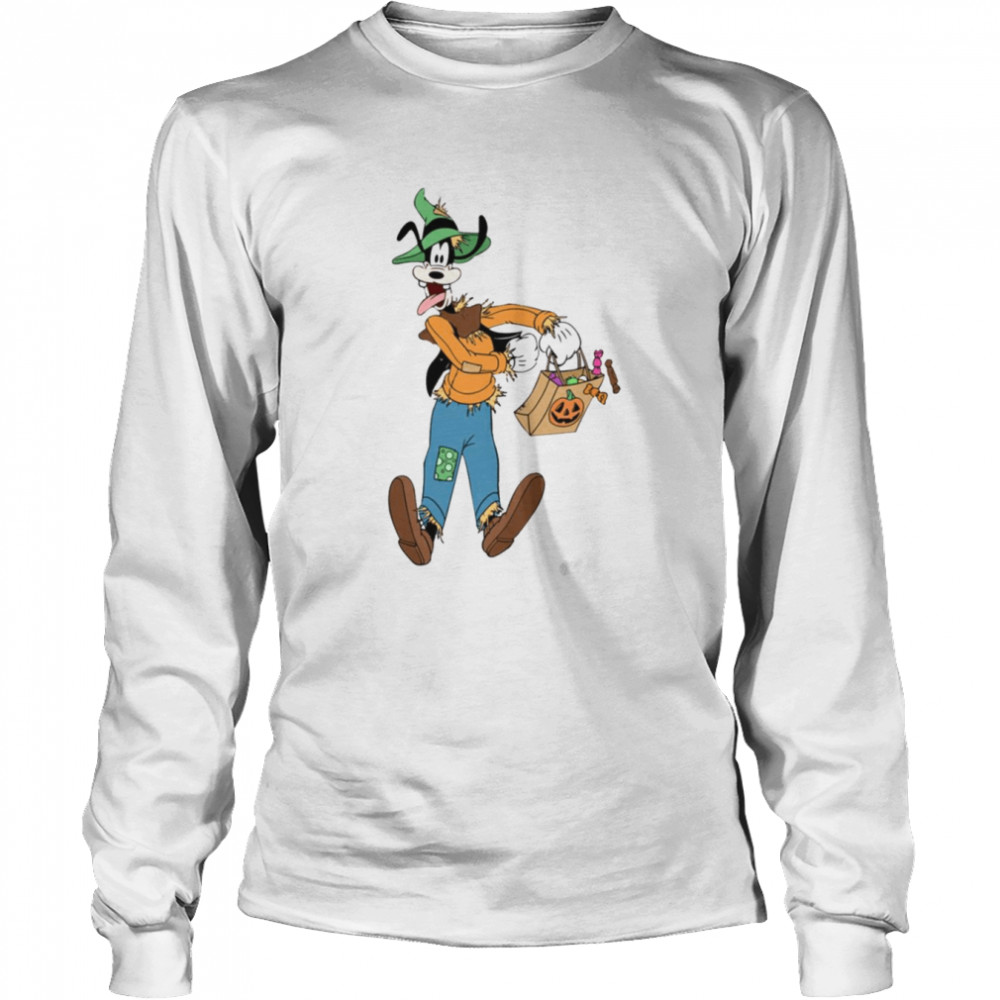 asking for candies goofy halloween spooky night shirt long sleeved t shirt