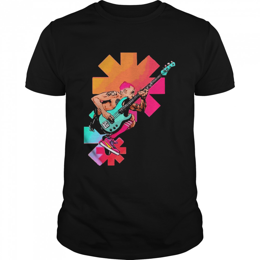 Bassist The Fleaaa Rock Band Red Hot Chili Peppers shirt