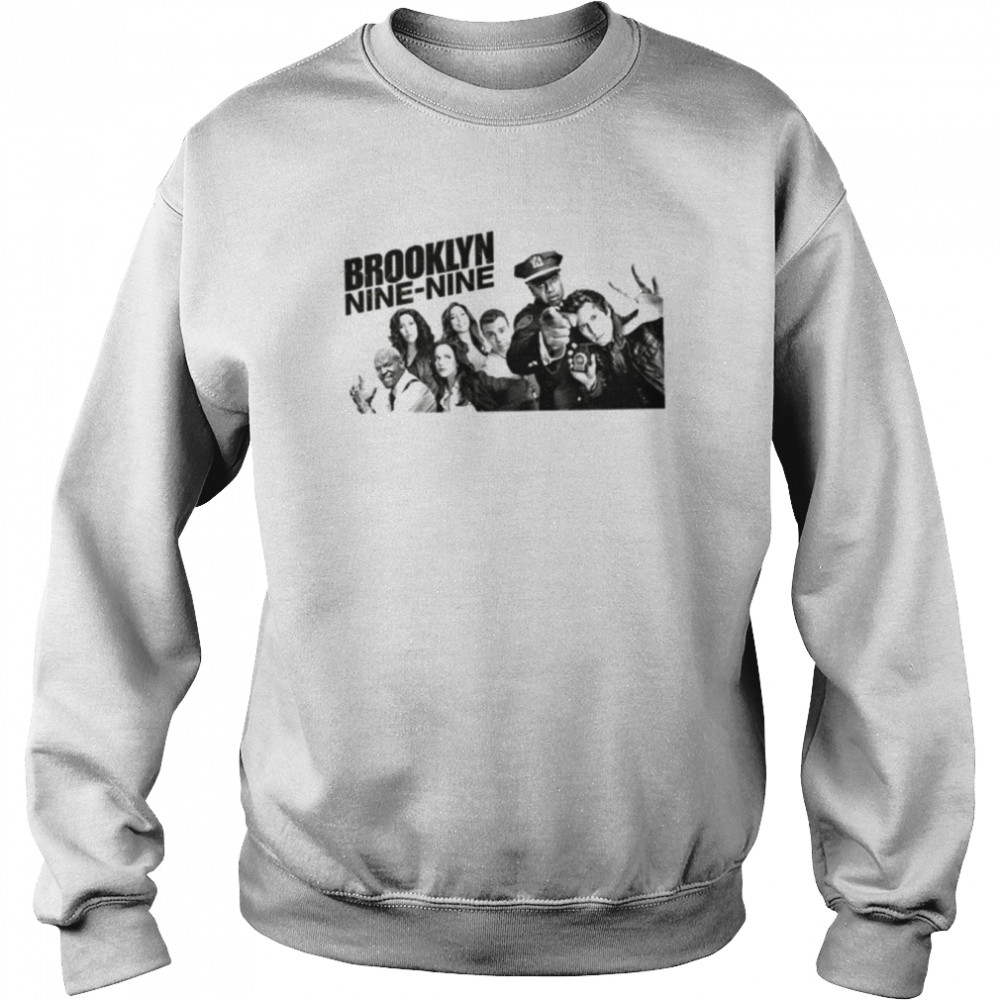 black and white art brooklyn nine nine shirt unisex sweatshirt