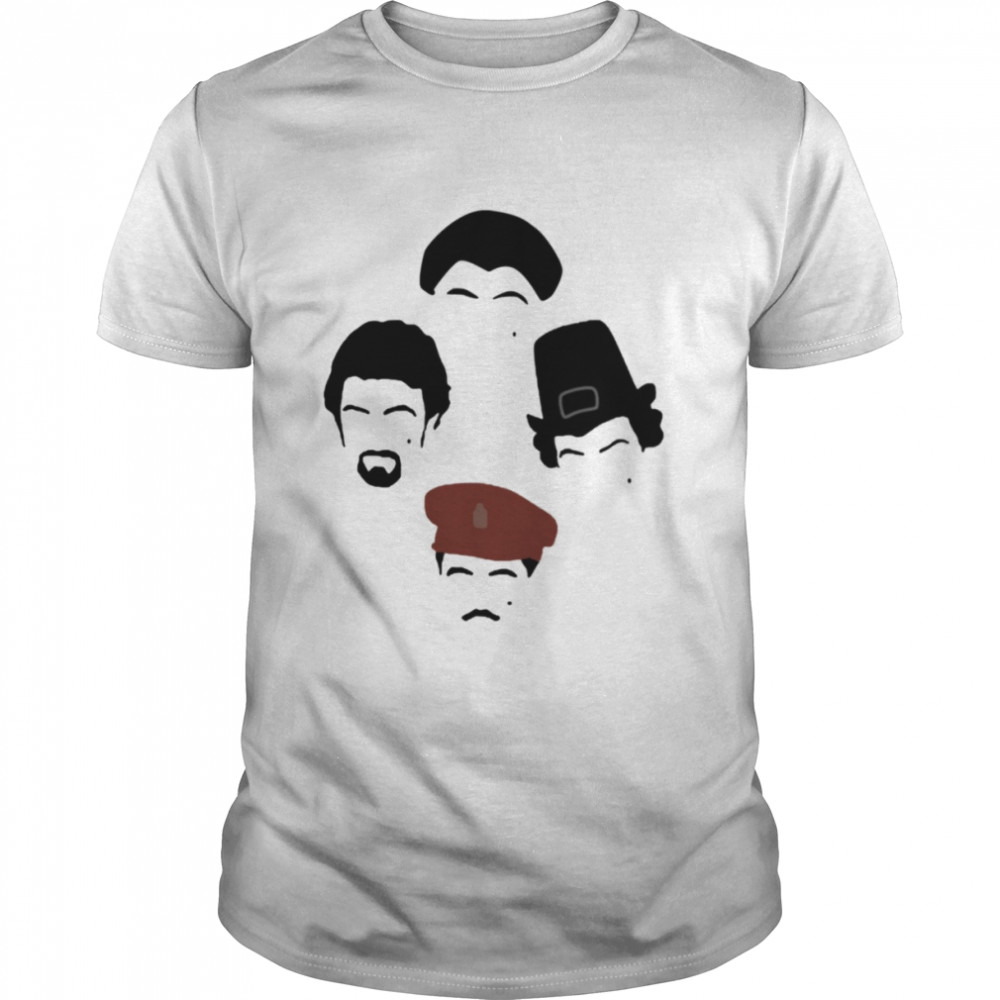 Blackadder Minimal Faces shirt Classic Men's T-shirt