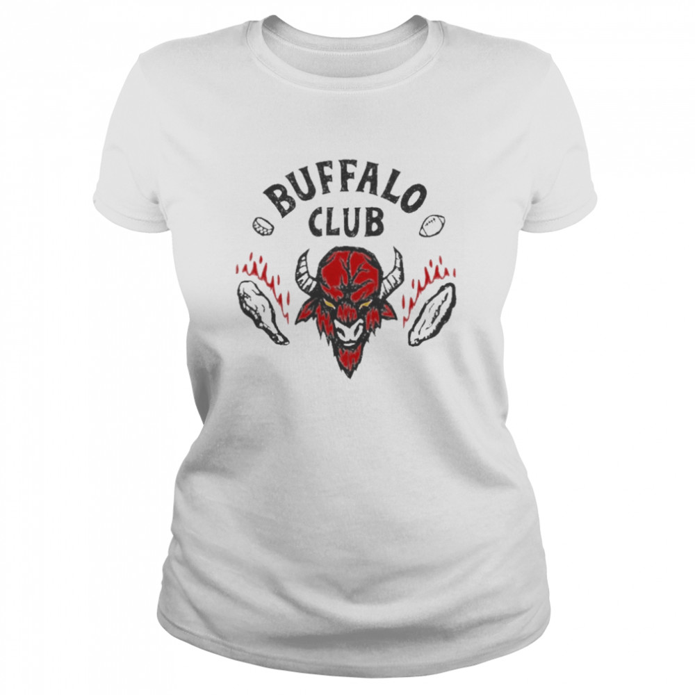 buffalo bills hellfire club stranger things classic womens t shirt