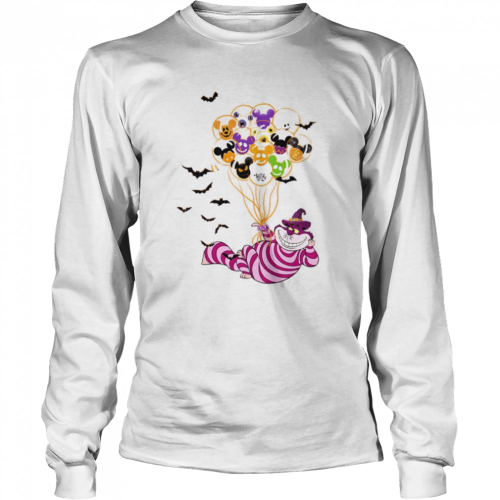 Cheshire Cat Disney Halloween shirt Long Sleeved T-shirt