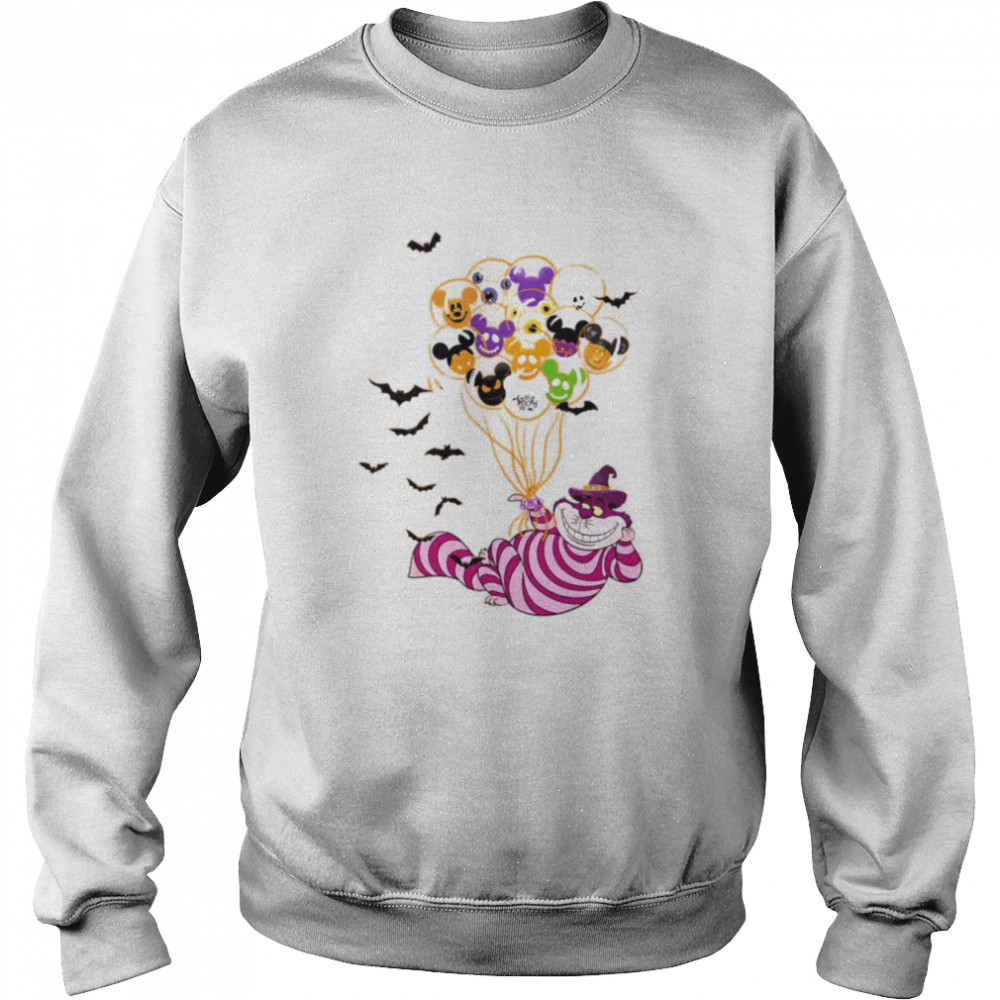 cheshire cat disney halloween shirt unisex sweatshirt