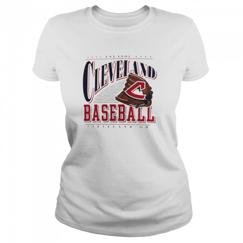 cleveland indians classic womens t shirt