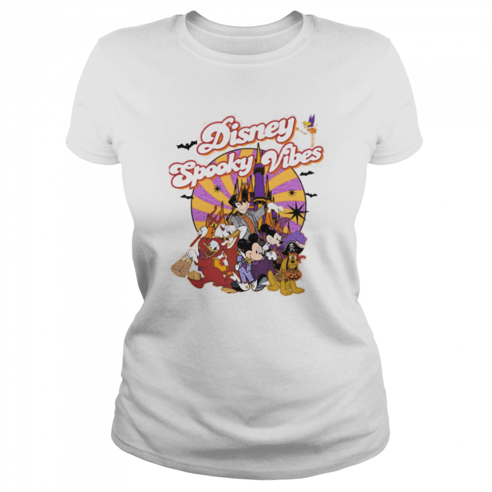 Disney Squad Spooky Vibes Halloween shirt Classic Women's T-shirt