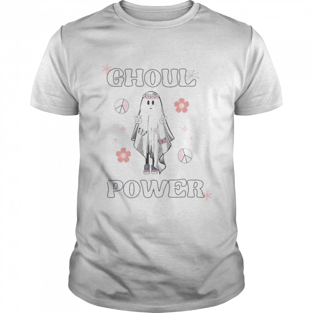 Flower Ghost Halloween T-Shirt