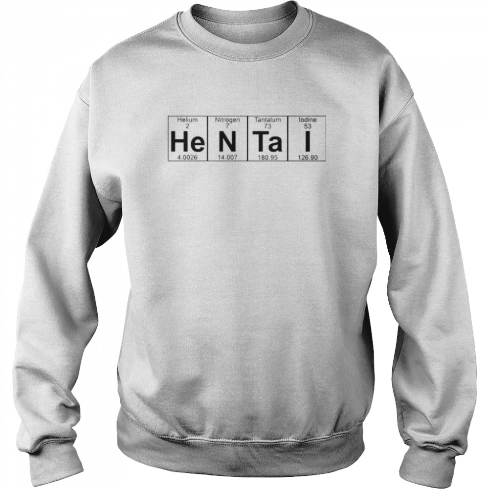 Hentai Periodic Table shirt Unisex Sweatshirt