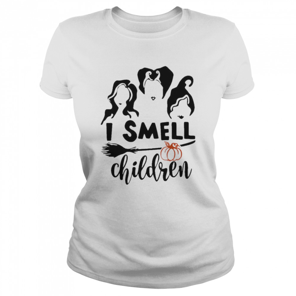 Hocus Pocus Sanderson Sisters I Smell Children Halloween  Classic Women's T-shirt