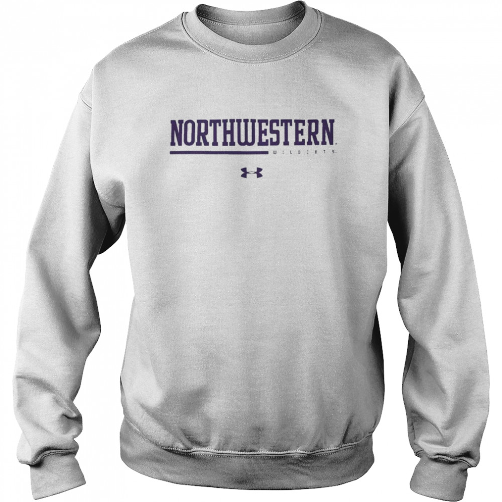 Northwestern Wildcats Under Armour 2022 Sideline Training T  White Unisex Sweatshirt