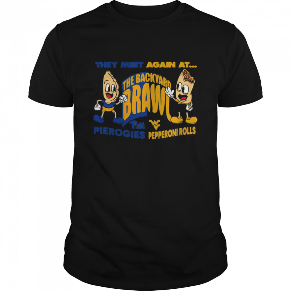 Pitt Panthers The Backyard Brawl Meet Again Short Sleeve T-Shirt