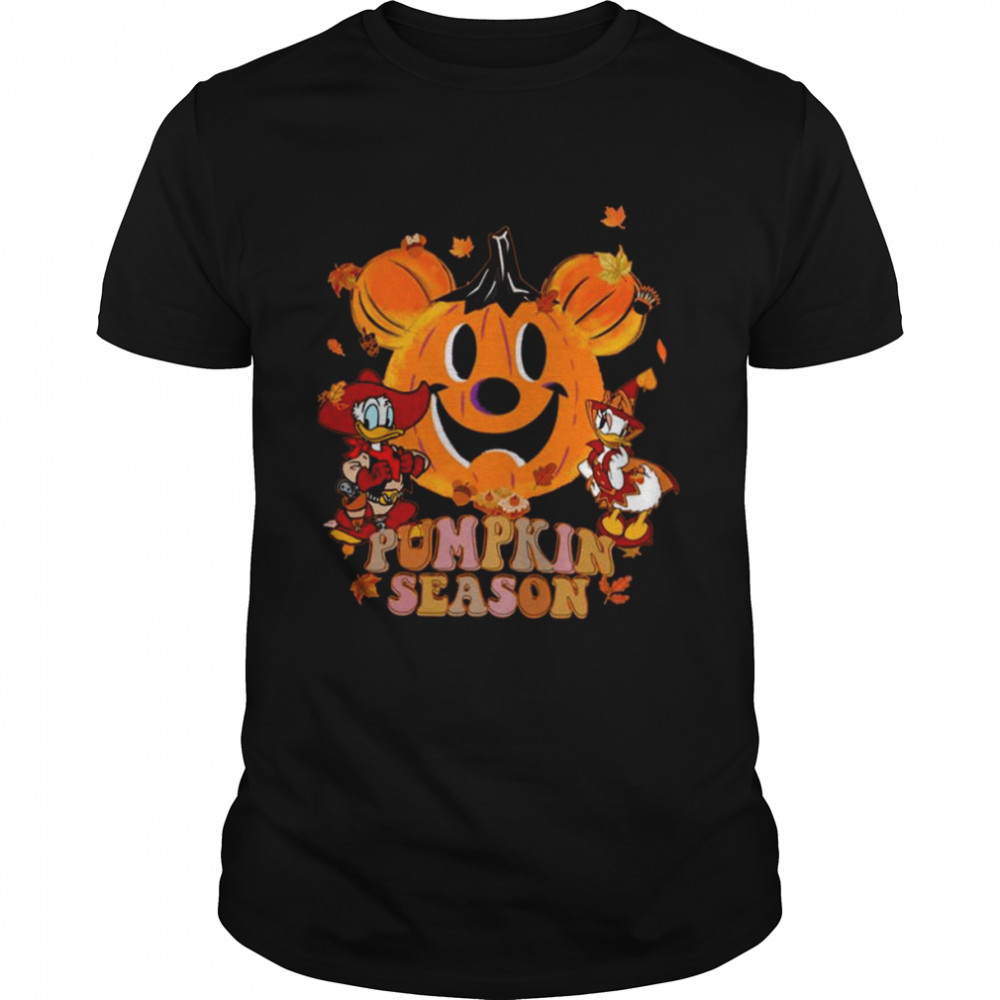 Pumpkin Season Duck Halloween Spooky Night shirt Classic Men's T-shirt