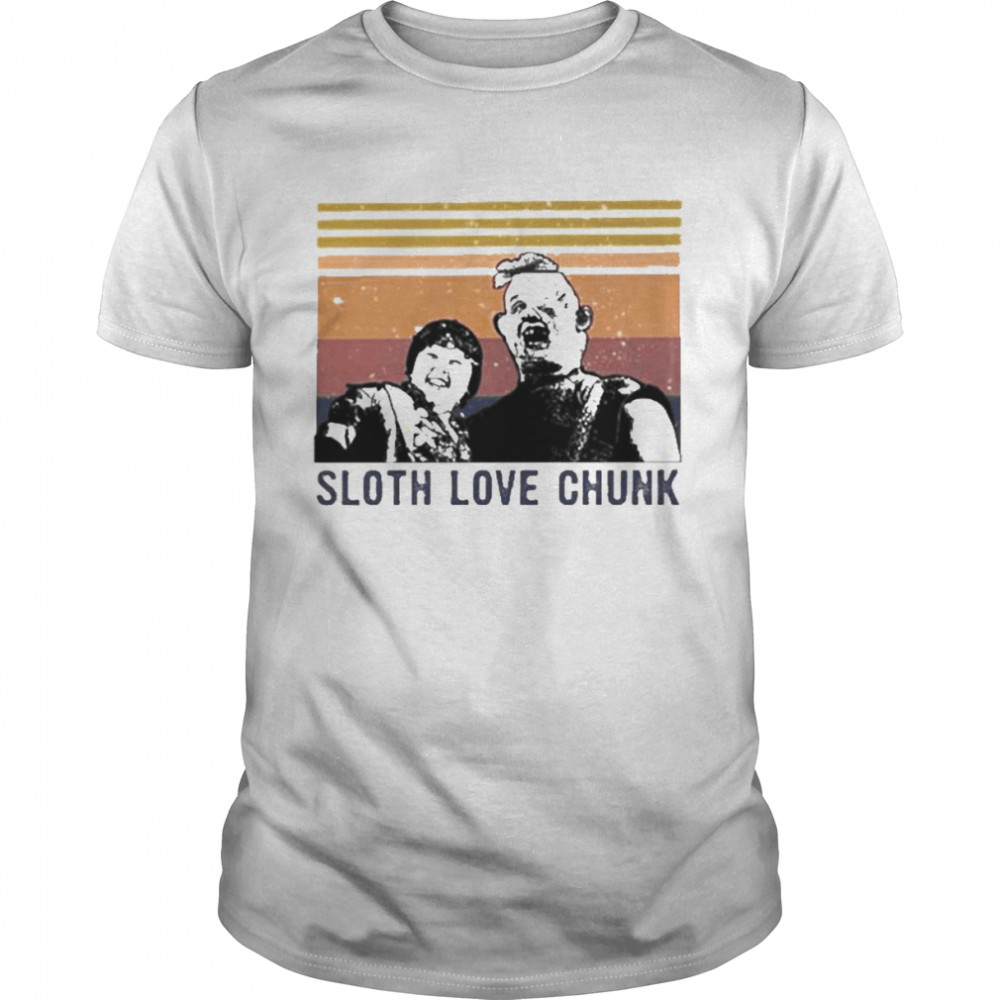 Sloth Love Chunk Halloween vintage Shirt