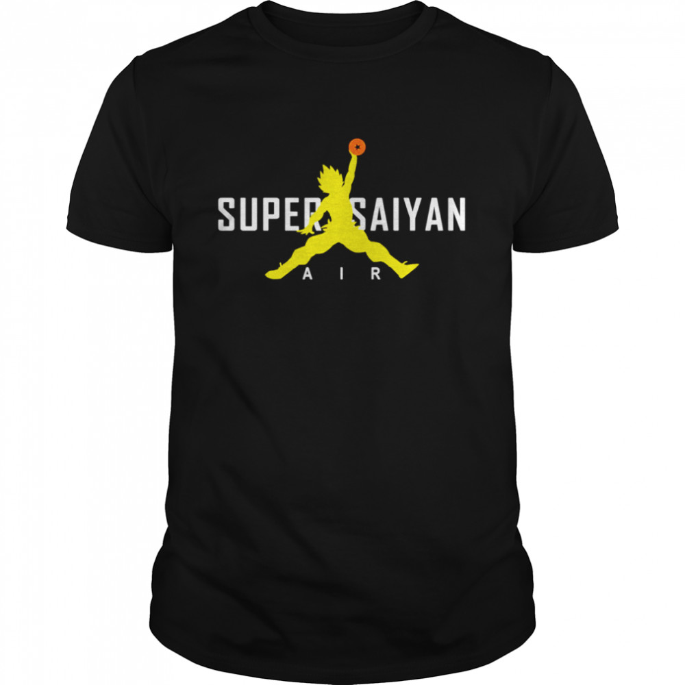 Air Jordan Logo X Super Saiyan Vegeta Dragon Ball Shirt