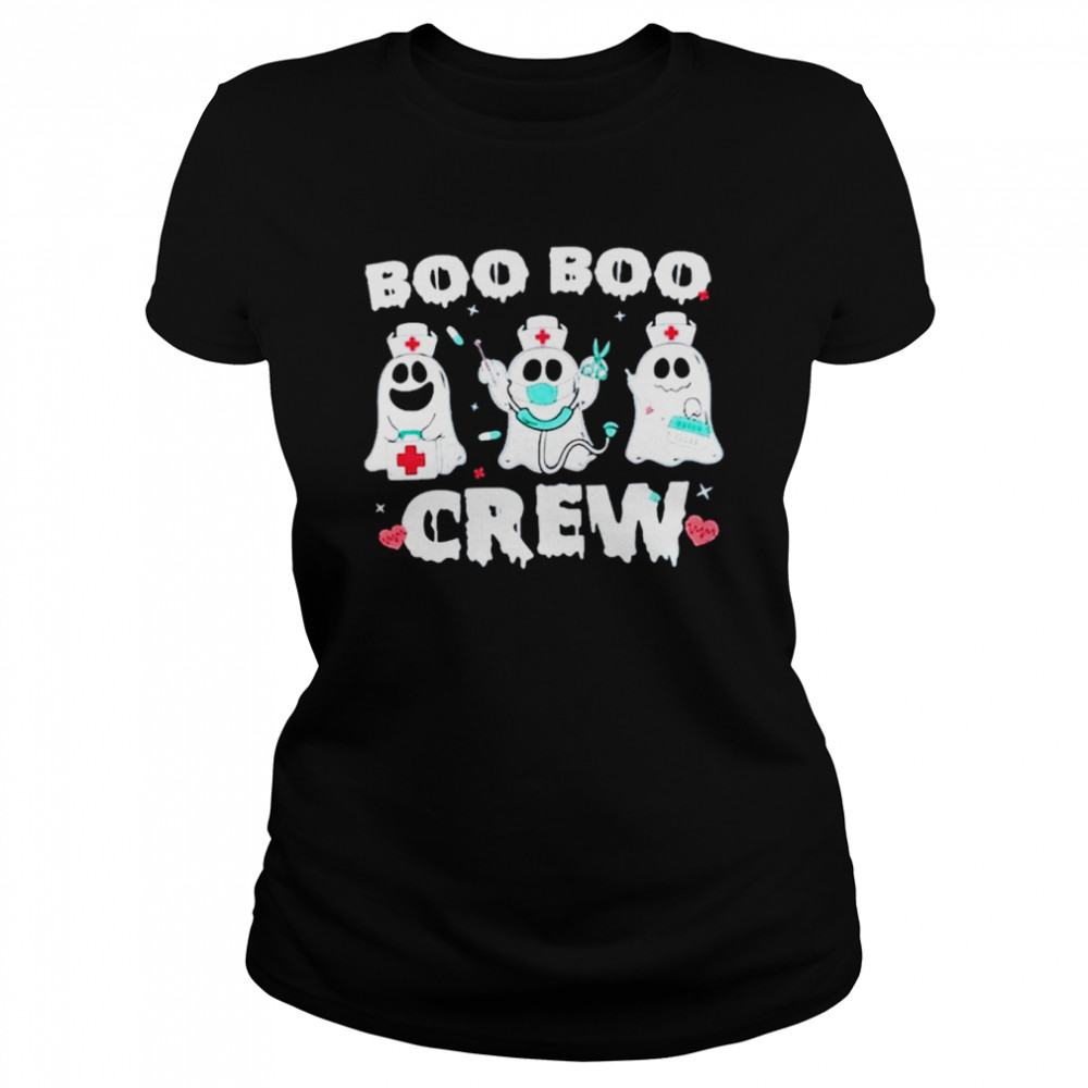 Boo boo crew crna Halloween nurse shirt Classic Women's T-shirt