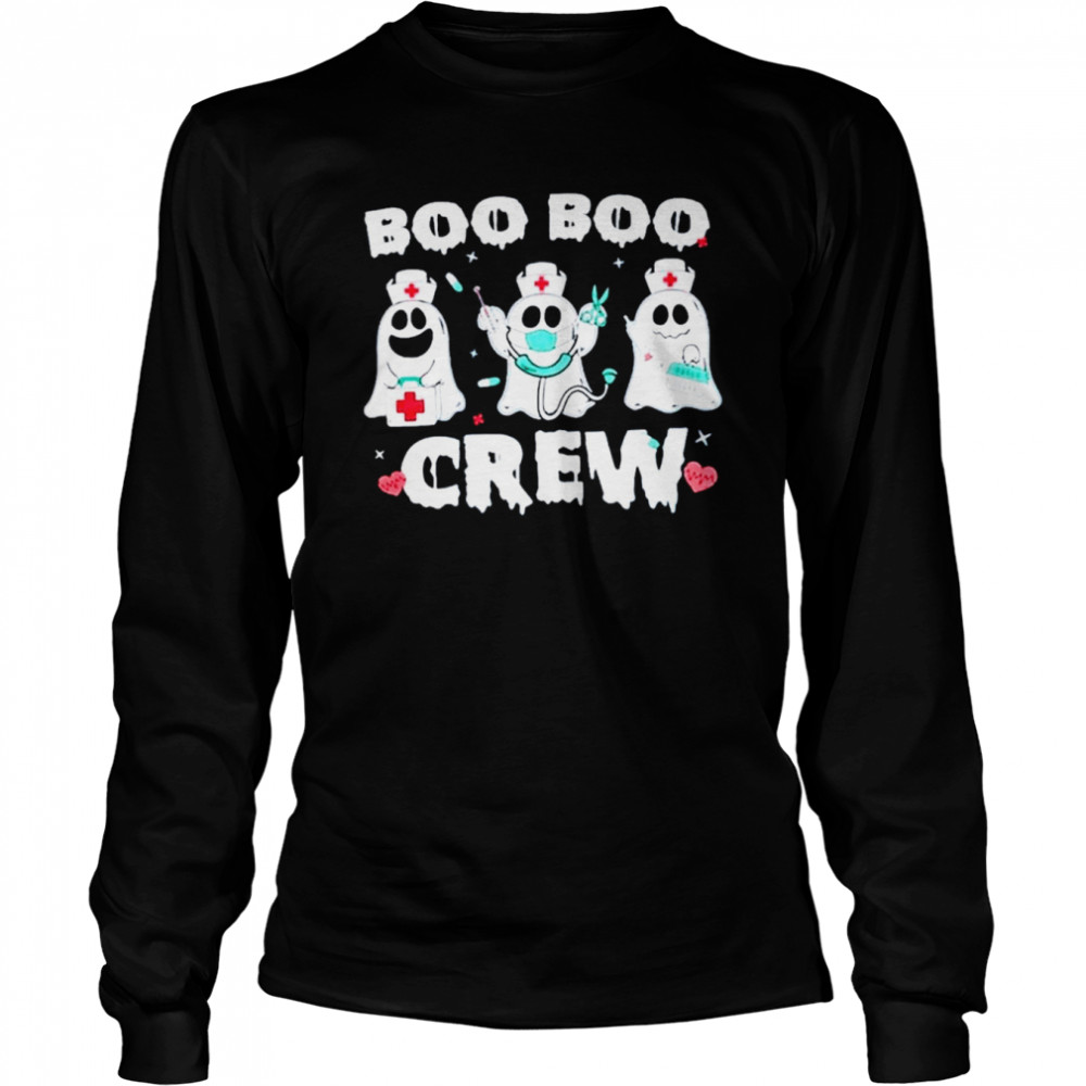 Boo boo crew crna Halloween nurse shirt Long Sleeved T-shirt