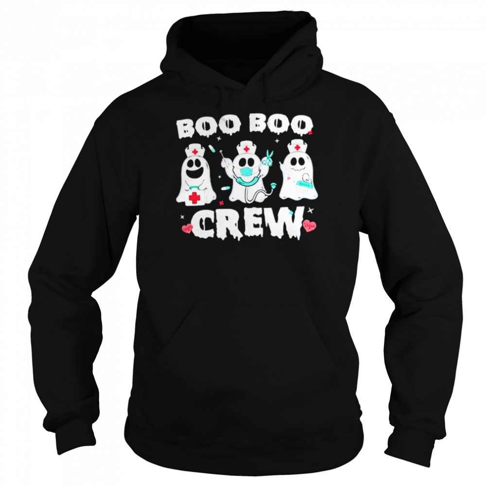 Boo boo crew crna Halloween nurse shirt Unisex Hoodie