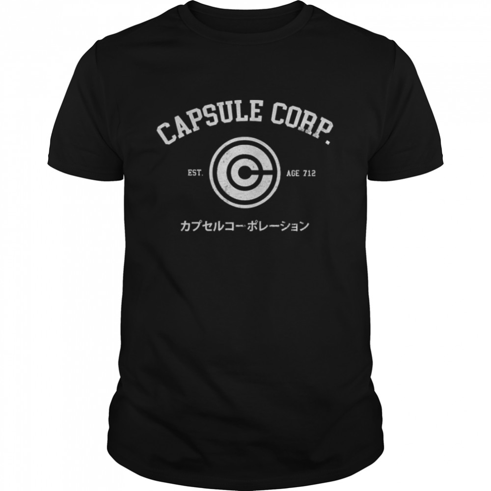 Capsule Corp Est Age 712 Dragon Ball Shirt