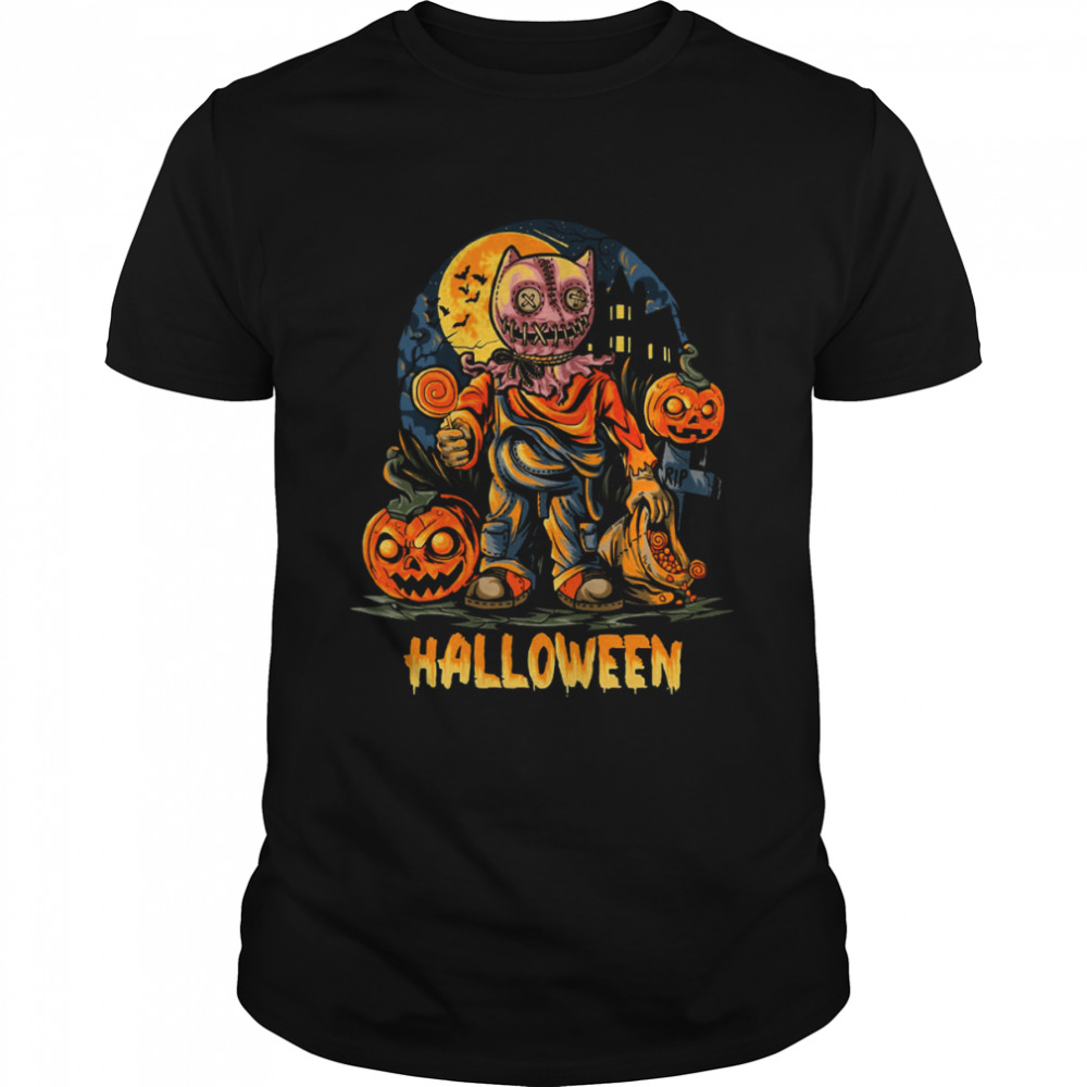 Cool Design Lil Boo Horror Nights Vintage Halloween Shirt