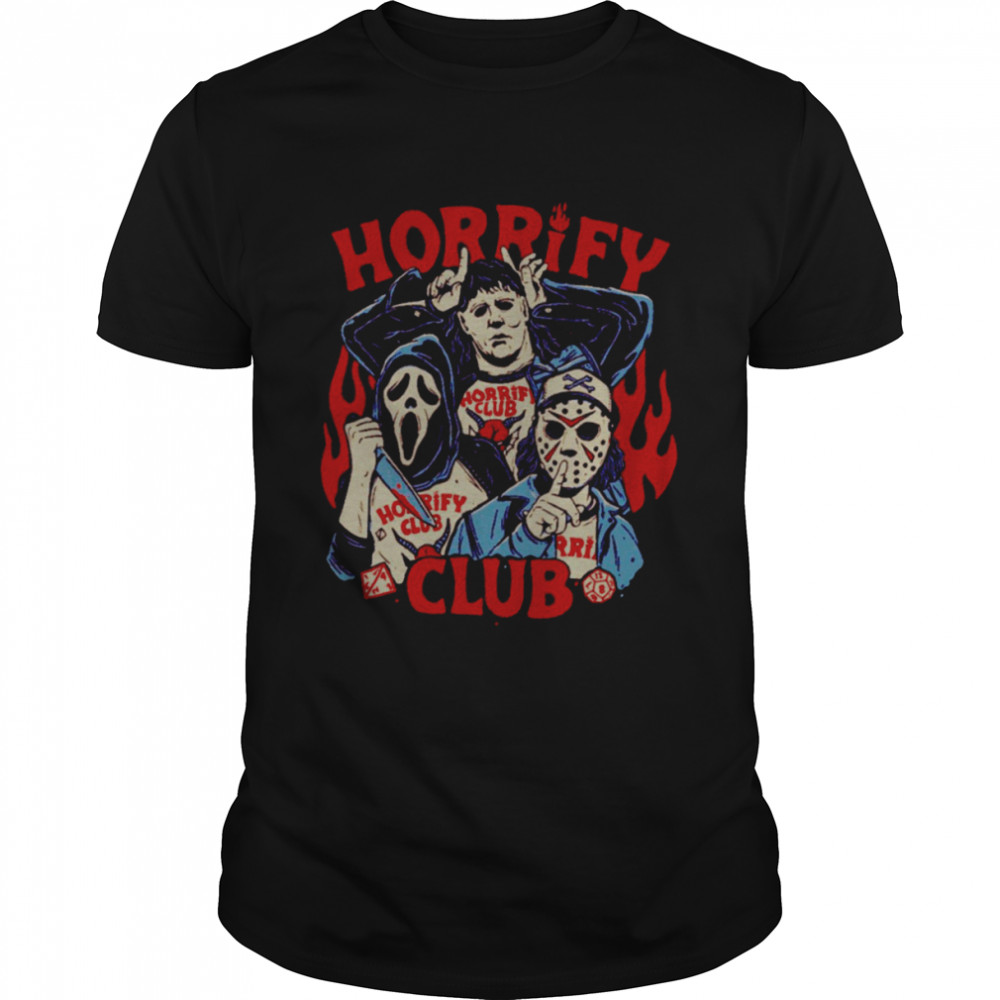 Eddie Munson Eddie Munson Horrify Club Hell Devil Fire Horror Halloween shirt