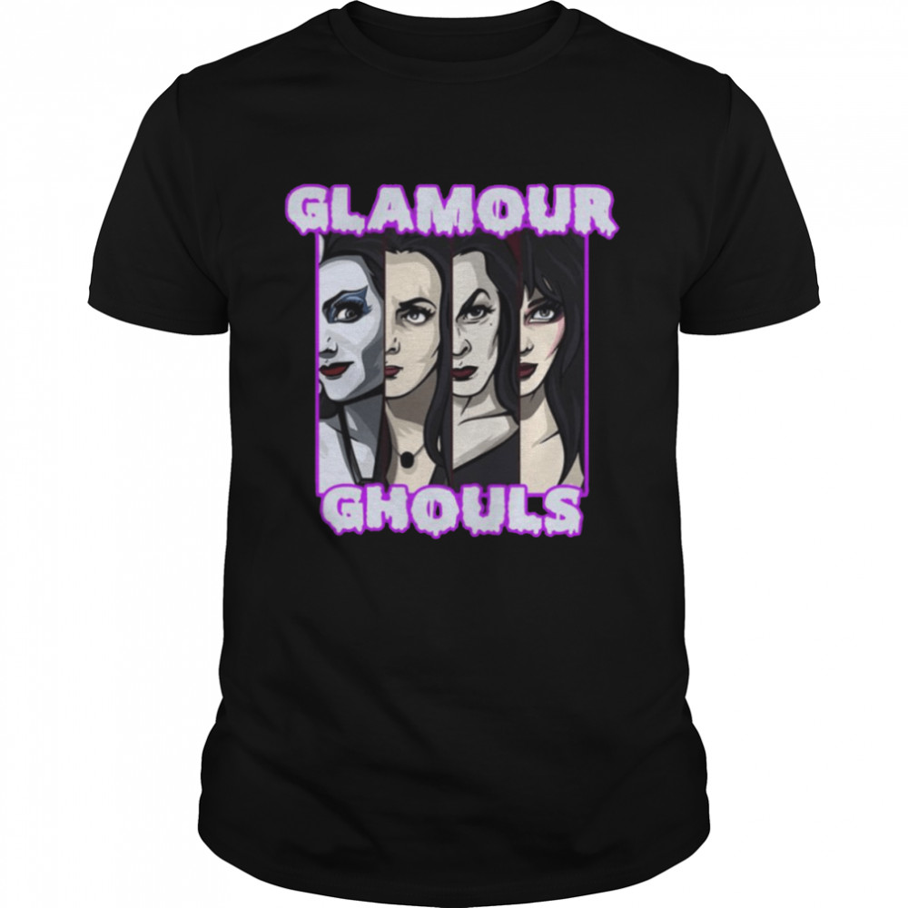 Glamour Ghouls Girl Squad Gothic Gothic Girls Goth Babes Halloween Shirt