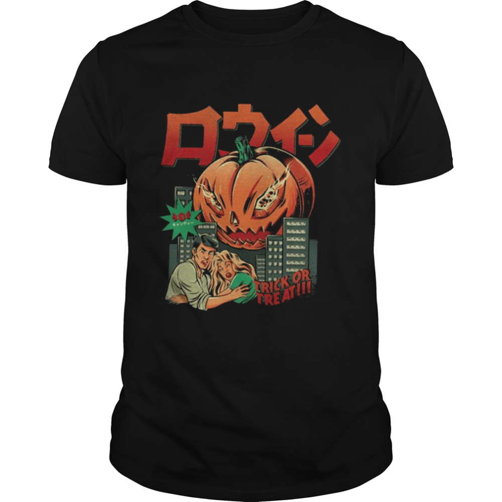 Pumpkinzilla Trick Or Treat Halloween Shirt