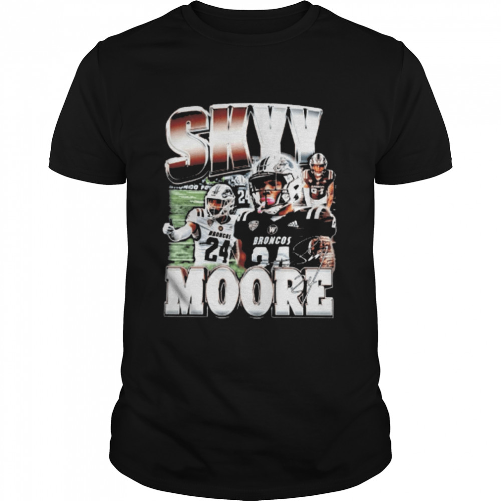 Skyy Moore Vintage Skyy Moore Draft Day Collection Skyy Moore 24 Kc Chiefs Football Skyy Moore Football 2022 Shirt